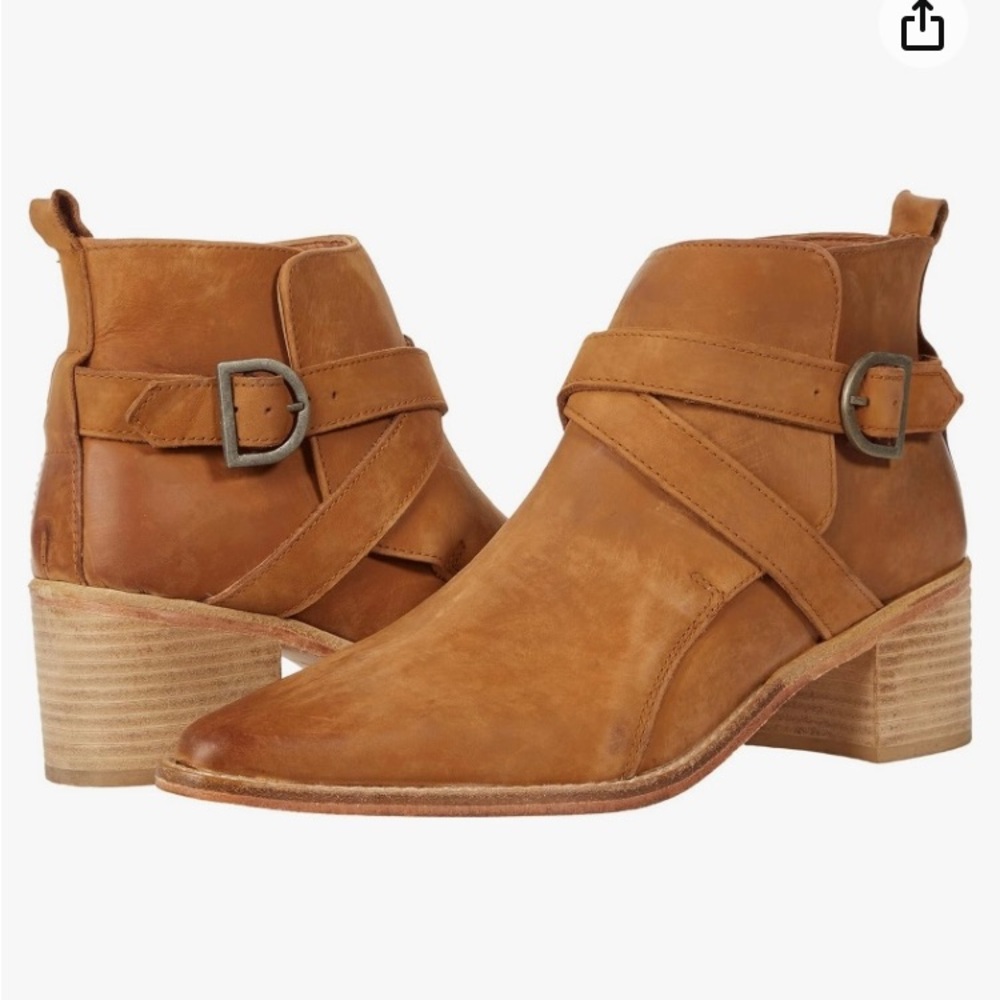 COPY - Free people booties caramel brown
